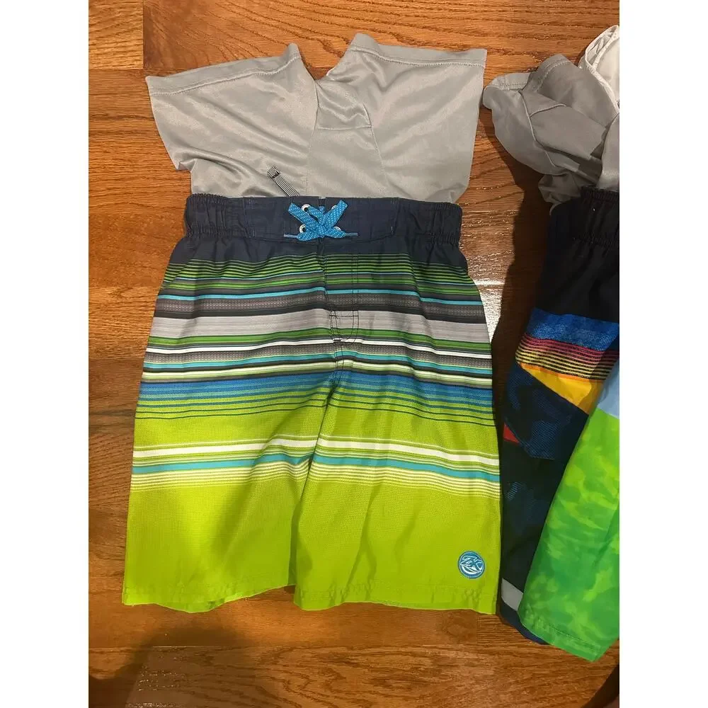 Boys Bathing suit lot 10-12 Medium ZeroXposur 6 swim trunks